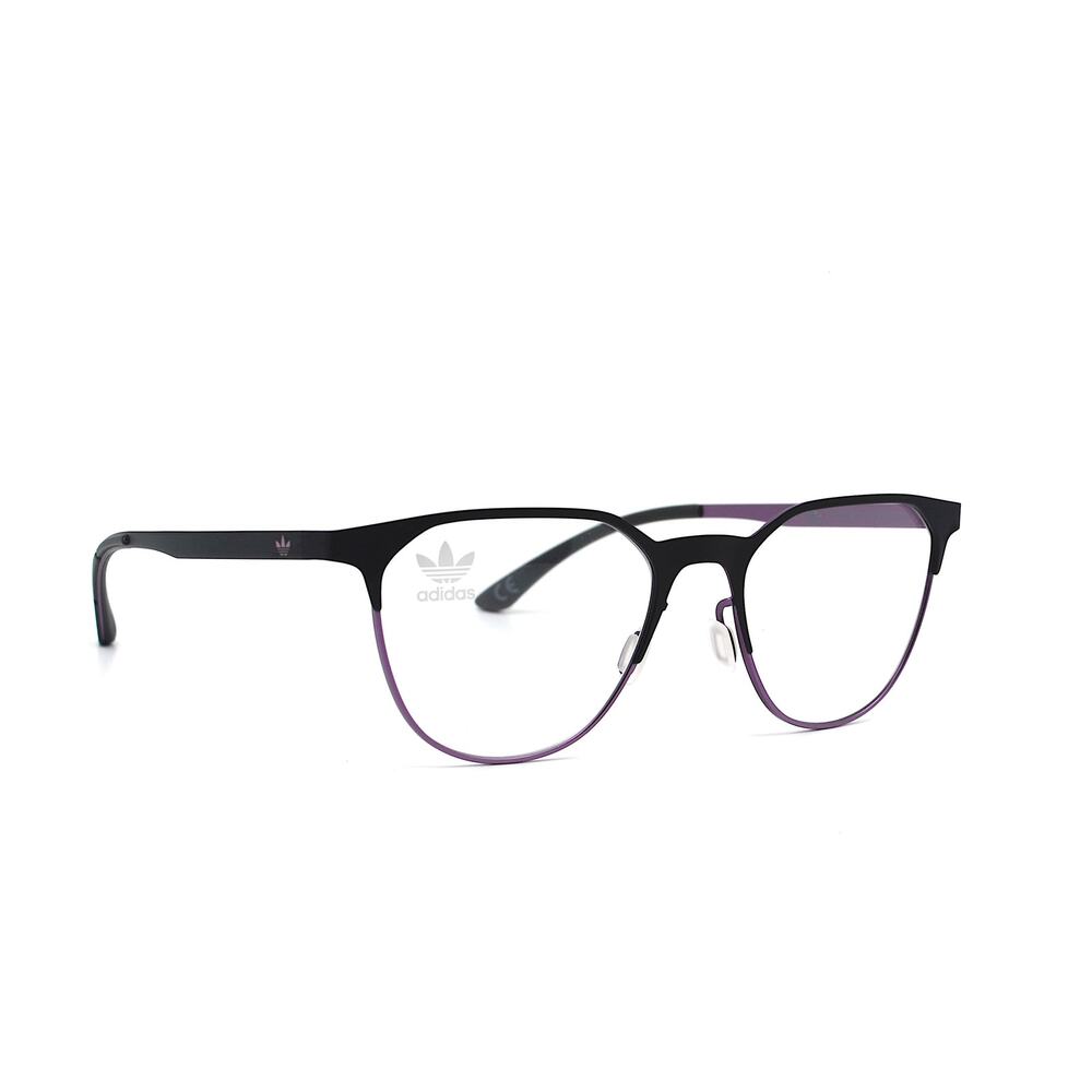 NEW ADIDAS AOM0050O.009.015 BLACK PURPLE AUTHENTIC EYEGLASSES FRAME - Picture 2 of 11